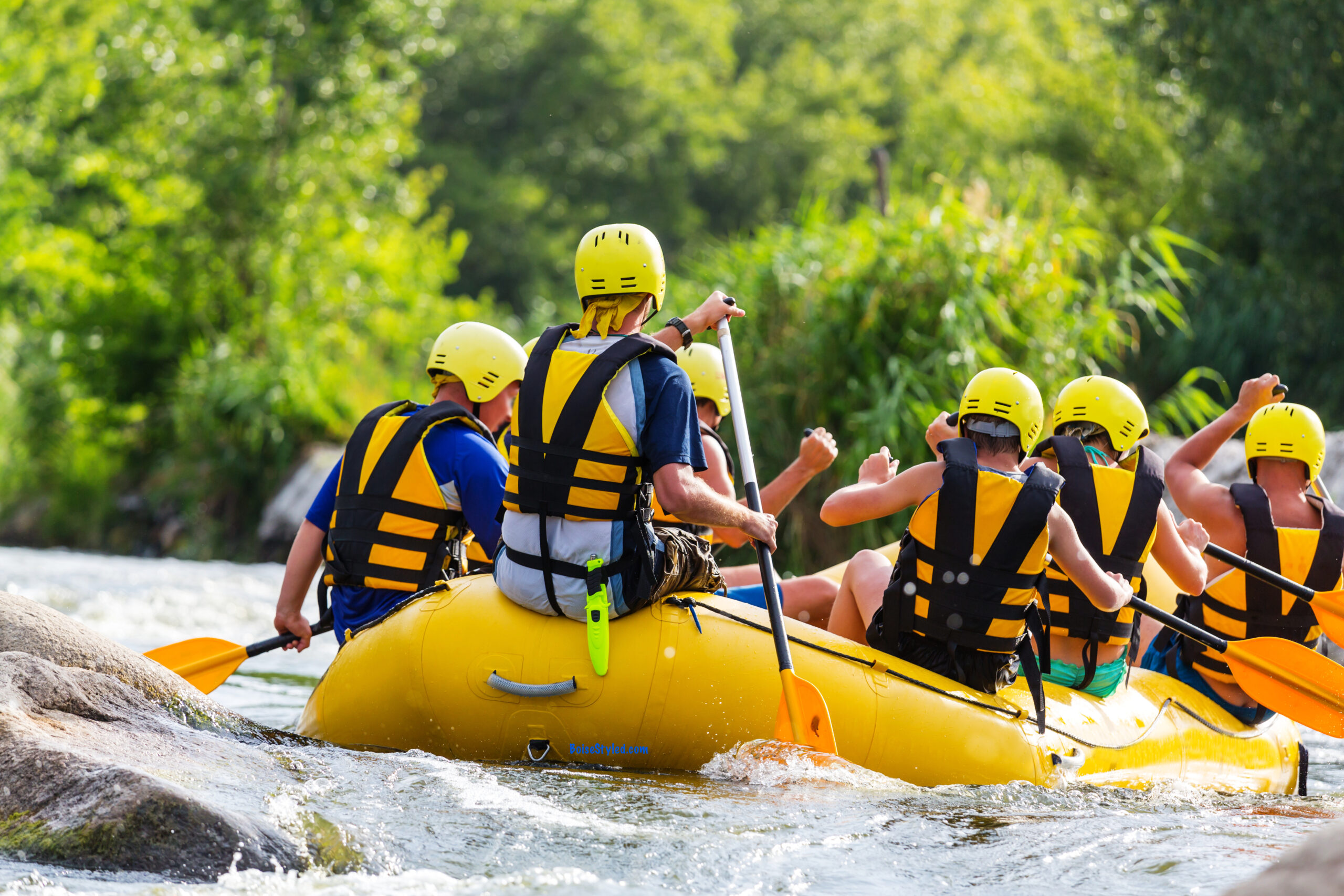 Rafting near Boise